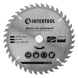 Диск пильный по дереву Intertool CT-3043 с твердосплавными напайками 180х22х1.5мм 40 зубьев