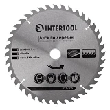 Диск пильный по дереву Intertool CT-3051 с твердосплавными напайками 250х30мм 40 зубьев 5400об/мин