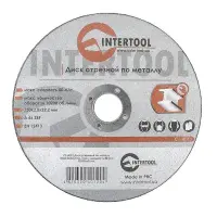 Круг відрізний по металу Intertool CT-4012 150х2.0х22.2мм                                           