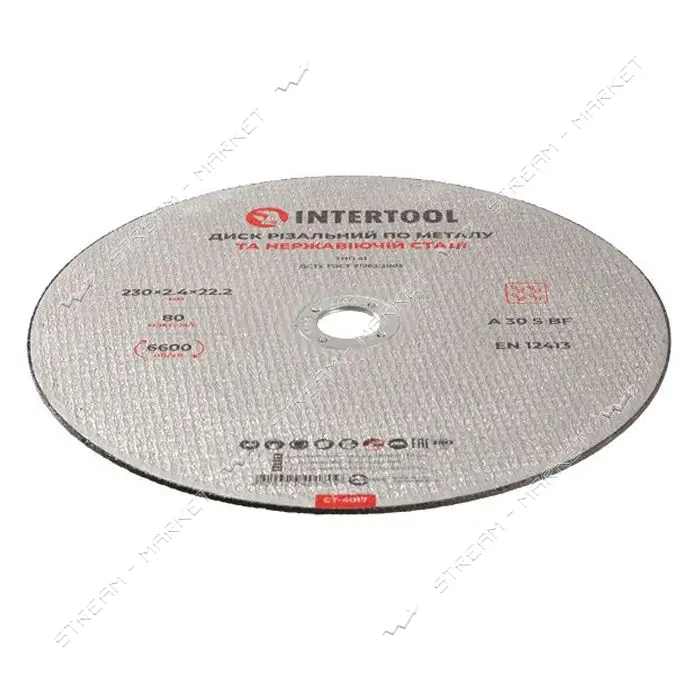 Круг отрезной по металлу Intertool CT-4017 230х2.4х22.2мм