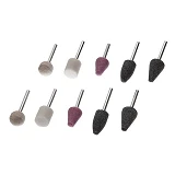 Набор шлифовальных камней Intertool BT-0020 10шт                                                    