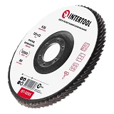 Диск шлифовальный лепестковый Intertool BT-0203 125х22мм зерно K36                                  