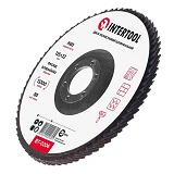 Диск шлифовальный лепестковый Intertool BT-0206 125х22мм зерно K60                                  