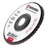 Диск шлифовальный лепестковый Intertool BT-0208 125х22мм зерно K80                                  
