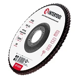Диск шлифовальный лепестковый Intertool BT-0210 125х22мм зерно K100
