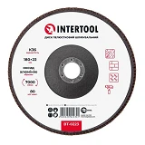 Диск шлифовальный лепестковый Intertool BT-0223 180х22мм зерно K36