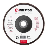 Диск шлифовальный лепестковый Intertool BT-0226 180х22мм зерно K60
