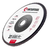Диск шлифовальный лепестковый Intertool BT-0226 180х22мм зерно K60