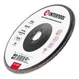 Диск шлифовальный лепестковый Intertool BT-0232 180х22мм зерно K120                                 