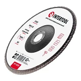 Диск шлифовальный лепестковый Intertool BT-0235 180х22мм зерно K150