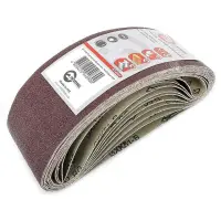 Лента шлифовальная Intertool BT-0408 75x533мм зерно 80 10шт                                         