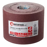 Шлифовальная шкурка на тканевой основе Intertool BT-0716 К60 20cм x 50м                             