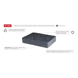Губка для шлифования Intertool HT-0912 100x70x25мм оксид алюминия К 120                             