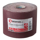 Шлифовальная шкурка на тканевой основе Intertool BT-0718 К80 20cм x 50м