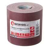 Шлифовальная шкурка на тканевой основе Intertool BT-0721 К120 20cм x 50м                            