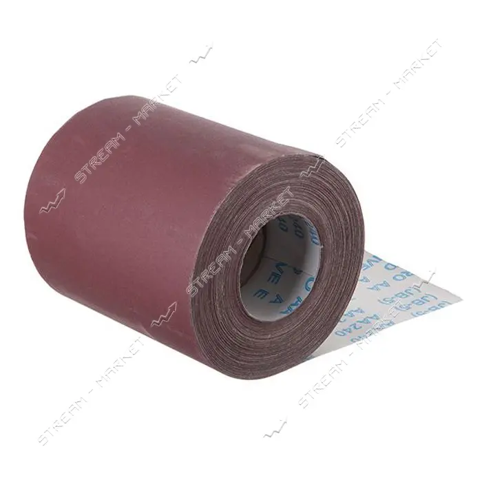 Шлифовальная шкурка на тканевой основе Intertool BT-0725 К240 20cм x 50м