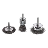 Набор щеток проволочных для дрели Intertool BT-0300 3шт 1/4"