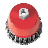 Щетка чашечная Intertool BT-2065 65мм для УШМ М14 пучки витой проволоки