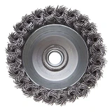 Щетка чашечная Intertool BT-2100 100мм для УШМ М14 пучки витой проволоки