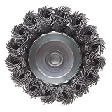 Щетка чашечная Intertool BT-3075 75мм для дрели 1/4" пучки витой проволоки