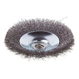 Щетка конусная Intertool BT-5115 115мм для УШМ М14 витая проволока                                  