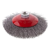 Щетка конусная Intertool BT-5125 125мм для УШМ М14 витая проволока