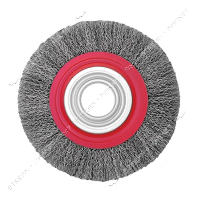 Щетка кольцеваяIntertool BT-6200 200x32мм витая проволока                                           