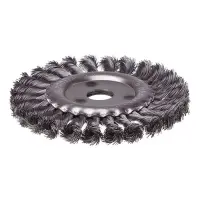 Щетка кольцевая Intertool BT-7150 150x22.2мм пучки витой проволоки                                  