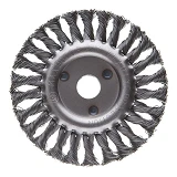 Щетка кольцевая Intertool BT-7150 150x22.2мм пучки витой проволоки