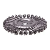 Щетка кольцевая Intertool BT-7180 180x22.2мм пучки витой проволоки                                  