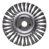 Щетка кольцевая Intertool BT-7180 180x22.2мм пучки витой проволоки                                  