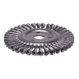Щетка кольцевая Intertool BT-7200 200x32мм пучки витой проволоки