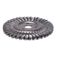 Щетка кольцевая Intertool BT-7200 200x32мм пучки витой проволоки                                    