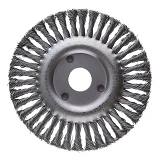 Щетка кольцевая Intertool BT-7200 200x32мм пучки витой проволоки