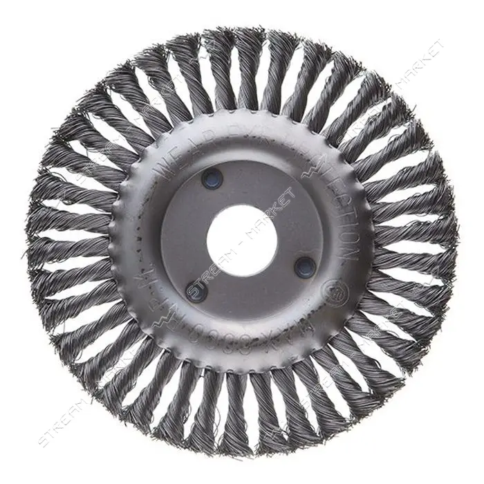 Щетка кольцевая Intertool BT-7200 200x32мм пучки витой проволоки