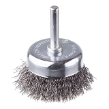 Щетка чашечная Intertool BT-9050 50мм для дрели 1/4" витая проволока
