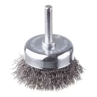 Щетка чашечная Intertool BT-9050 50мм для дрели 1/4" витая проволока                                