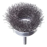 Щетка чашечная Intertool BT-9050 50мм для дрели 1/4" витая проволока