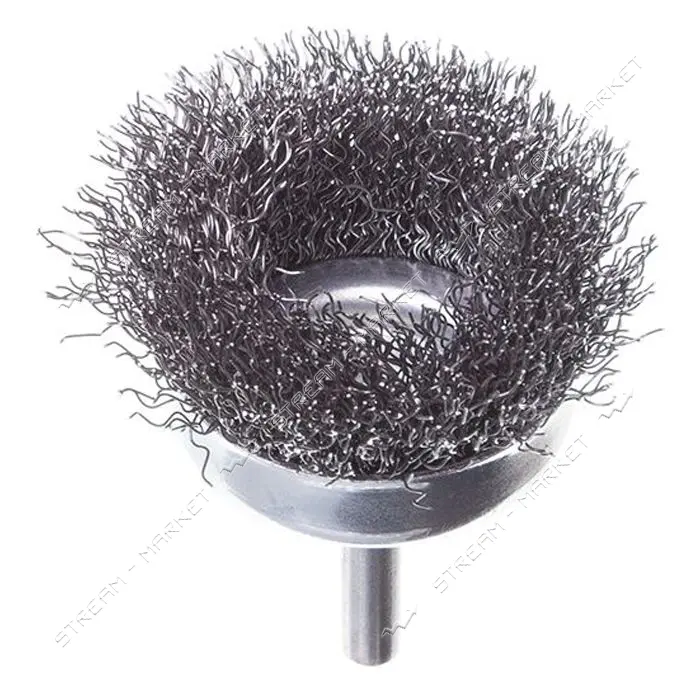 Щетка чашечная Intertool BT-9050 50мм для дрели 1/4" витая проволока