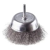 Щетка чашечная Intertool BT-9100 100мм для дрели 1/4" витая проволока