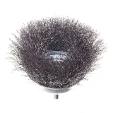 Щетка чашечная Intertool BT-9100 100мм для дрели 1/4" витая проволока