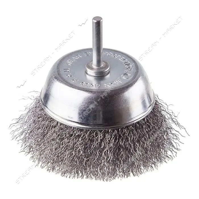 Щетка чашечная Intertool BT-9100 100мм для дрели 1/4" витая проволока