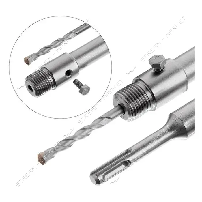 Переходник Intertool SD-0420 SDS Plus 100мм для коронок по бетону SD-0421 SD-0422