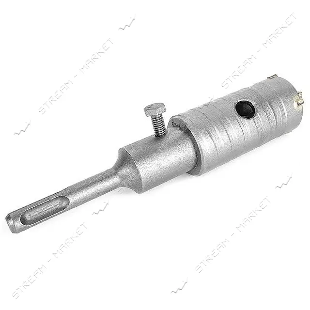 Комплект сверло корончатое по бетону Intertool SD-7036 36мм плюс переходник SDS Plus 100мм