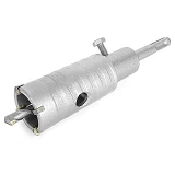 Комплект сверло корончатое по бетону Intertool SD-7036 36мм плюс переходник SDS Plus 100мм