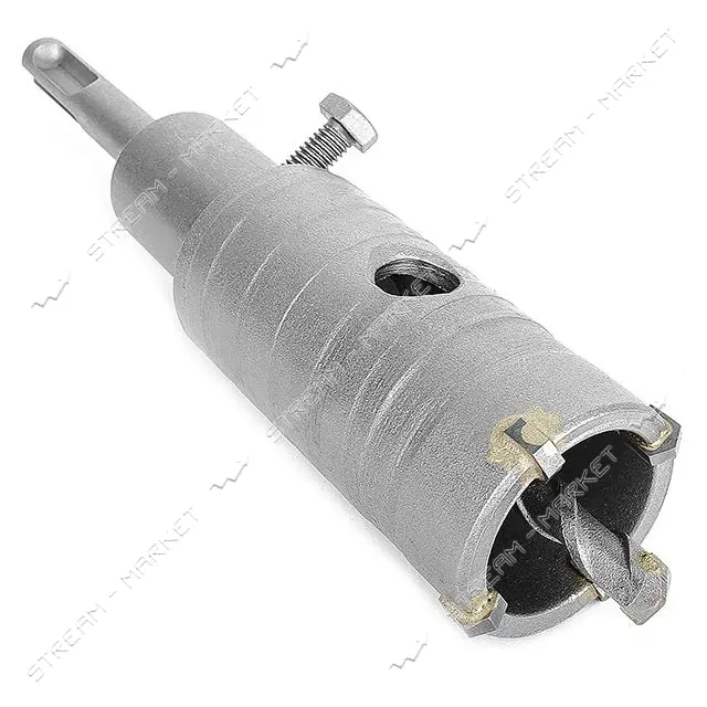 Комплект сверло корончатое по бетону Intertool SD-7036 36мм плюс переходник SDS Plus 100мм