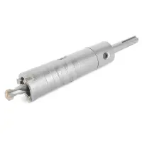 Комплект сверло корончатое по бетону  Intertool SD-7026 26мм плюс переходник SDS Plus 100мм         
