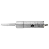 Комплект сверло корончатое по бетону Intertool SD-7026 26мм плюс переходник SDS Plus 100мм