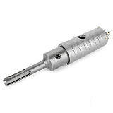Комплект сверло корончатое по бетону Intertool SD-7032 32мм плюс переходник SDS Plus 100мм          