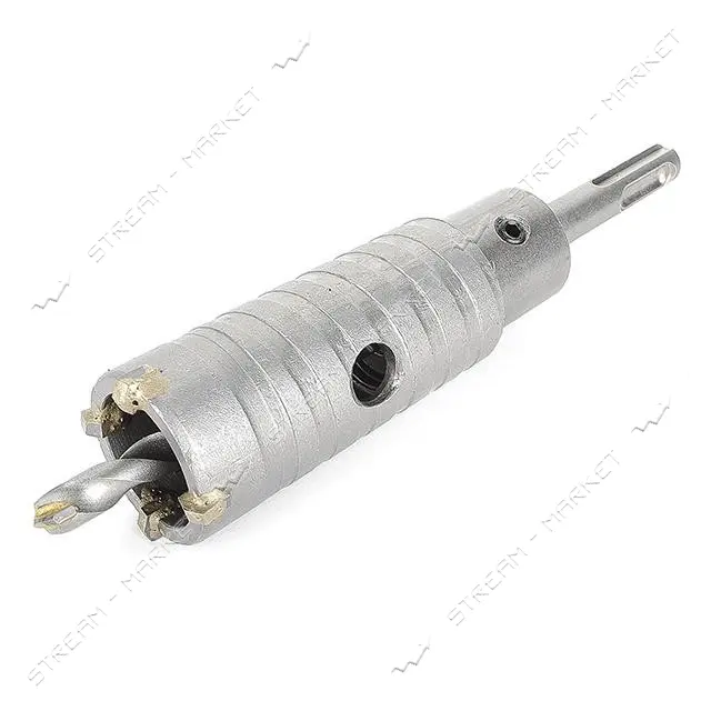 Комплект сверло корончатое по бетону Intertool SD-7032 32мм плюс переходник SDS Plus 100мм          